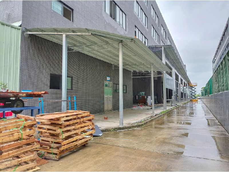 廣東嘉騰機器人加建鋼結構倉庫