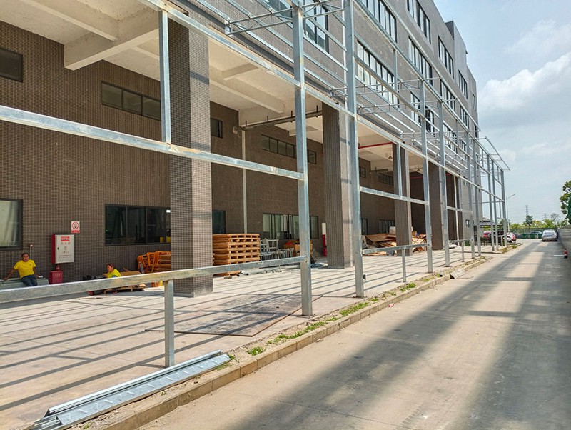 廣東嘉騰機器人加建鋼結構倉庫