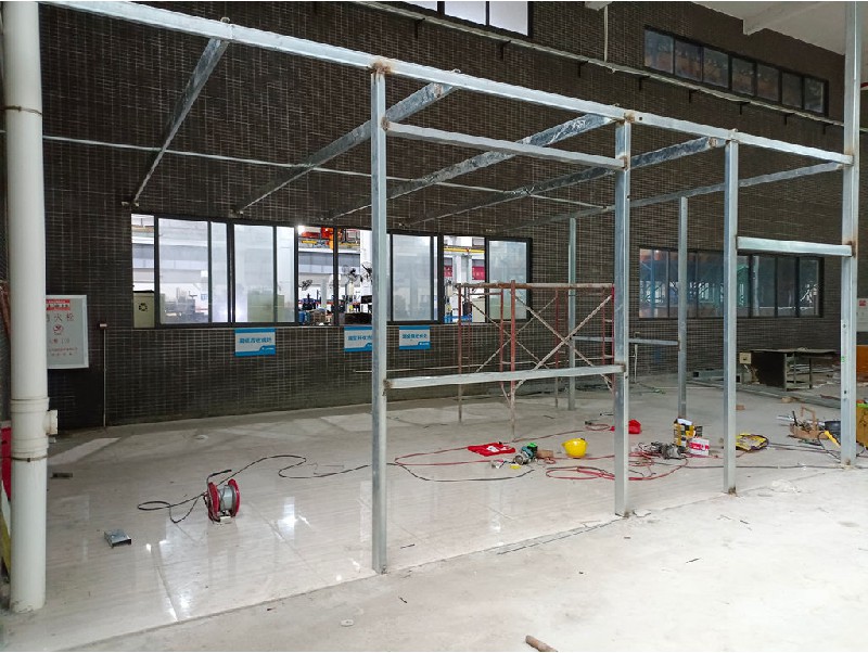 廣東嘉騰機器人加建鋼結構倉庫